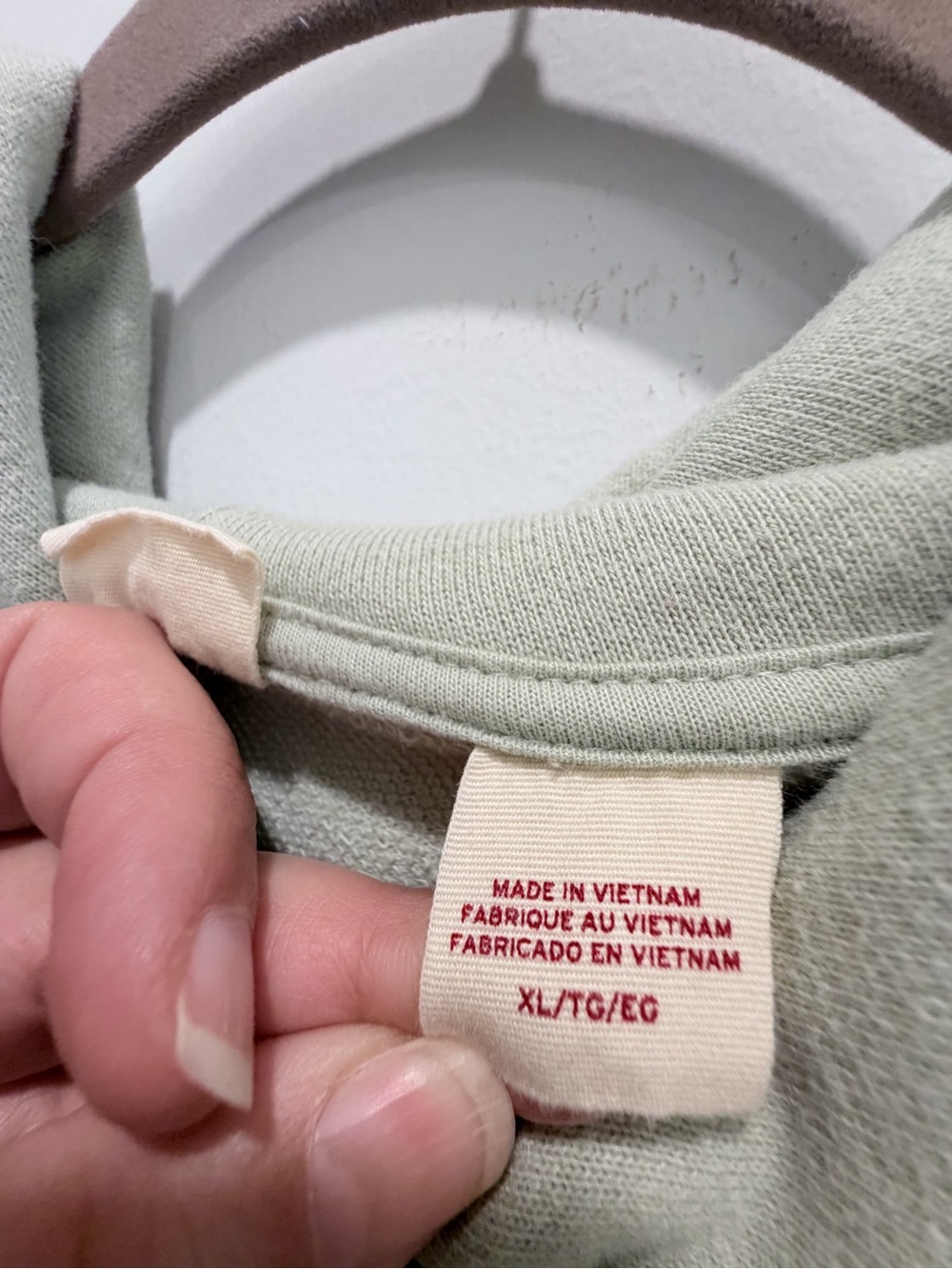 Levi’s Sage Green Cropped Boxy Logo Hoodie XL - Picture 4 of 9